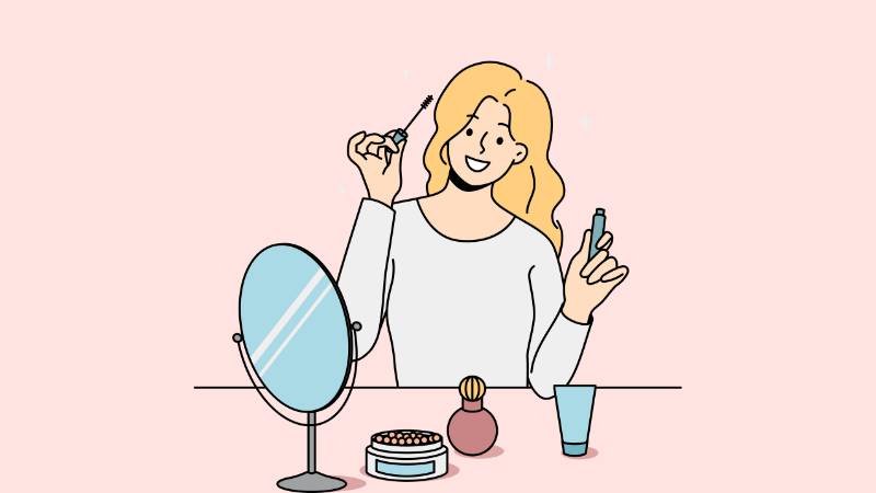 Trang điểm có thể làm giảm sự chênh lệch giữa các đường nét trên gương mặt