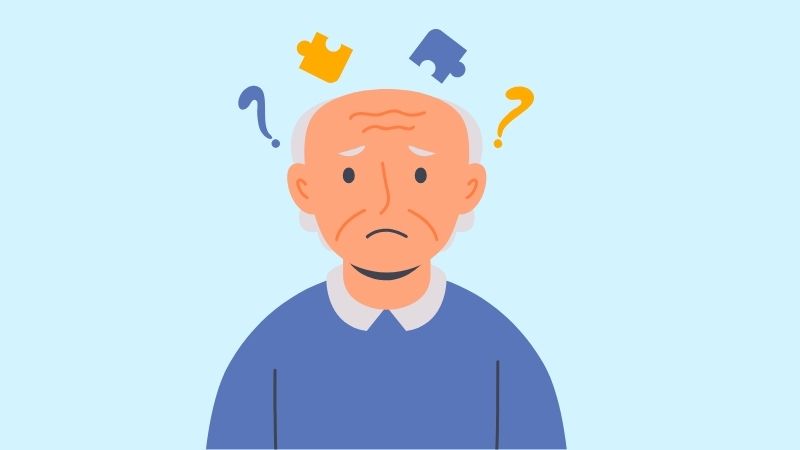 Bệnh nhân thường biểu hiện ra các triệu chứng của sa sút trí tuệ từ nhẹ cho tới nặng
