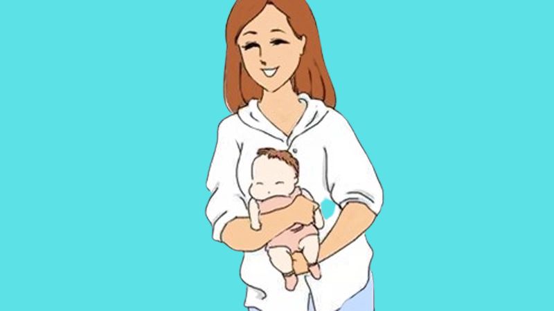 Tư thế bế trẻ hướng mặt ra ngoài sẽ giúp trẻ ngắm nhìn những gì diễn ra xung quanh Tư thế bế trẻ hướng mặt ra ngoài sẽ giúp trẻ ngắm nhìn những gì diễn ra xung quanh