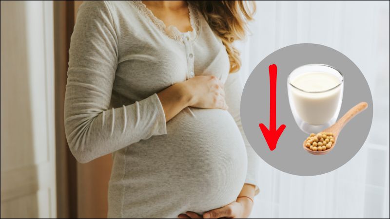 Phụ nữ mang thai nên hạn chế uống sữa đậu nành do có thể ảnh hưởng đến thai nhi