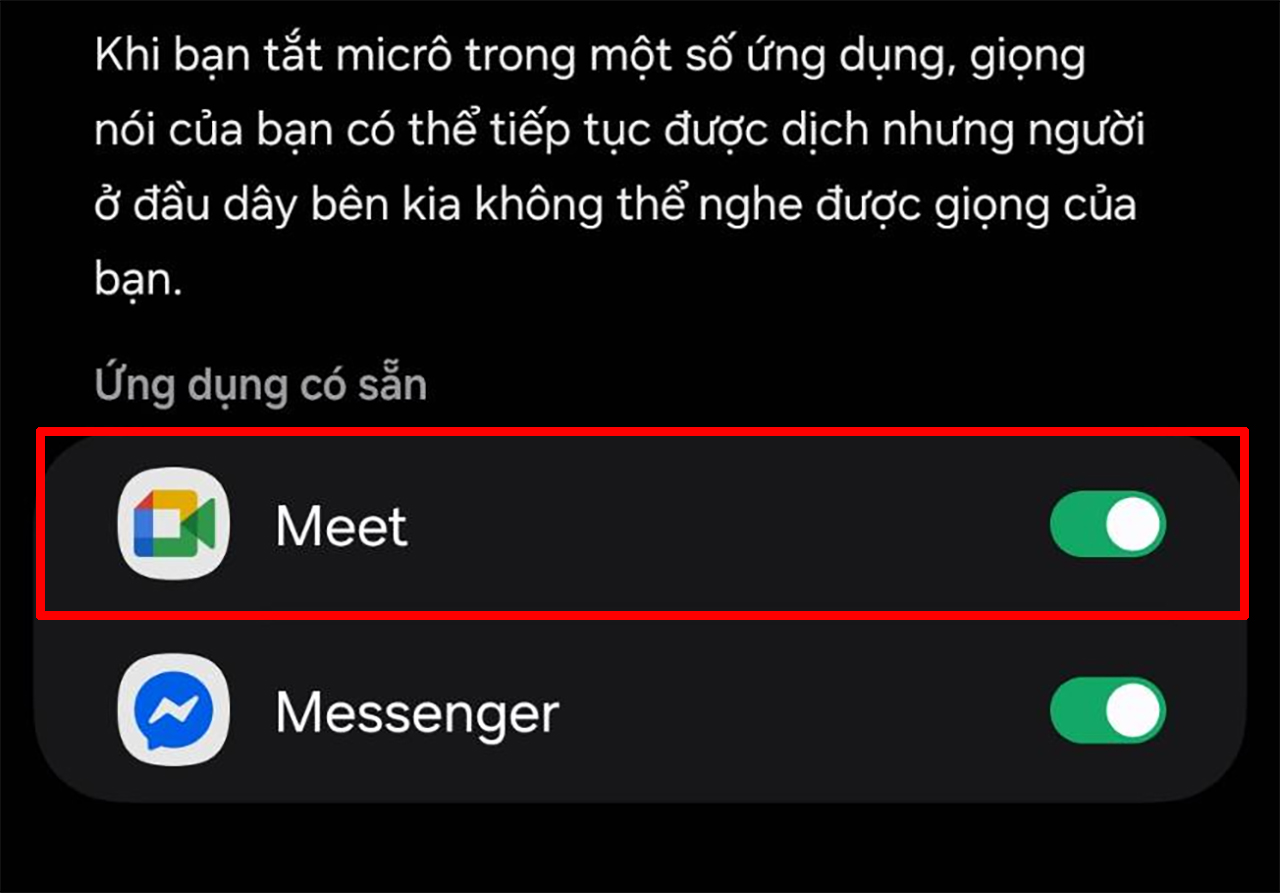 Cách dịch cuộc gọi trên Google Meet bằng Galaxy AI