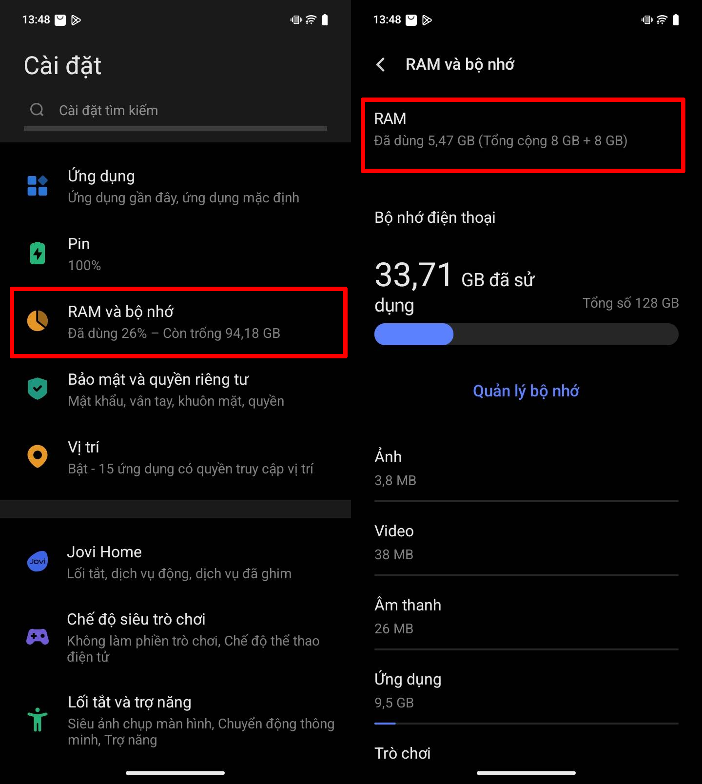 Cách mở rộng RAM trên vivo Y29 Cách mở rộng RAM trên vivo Y29