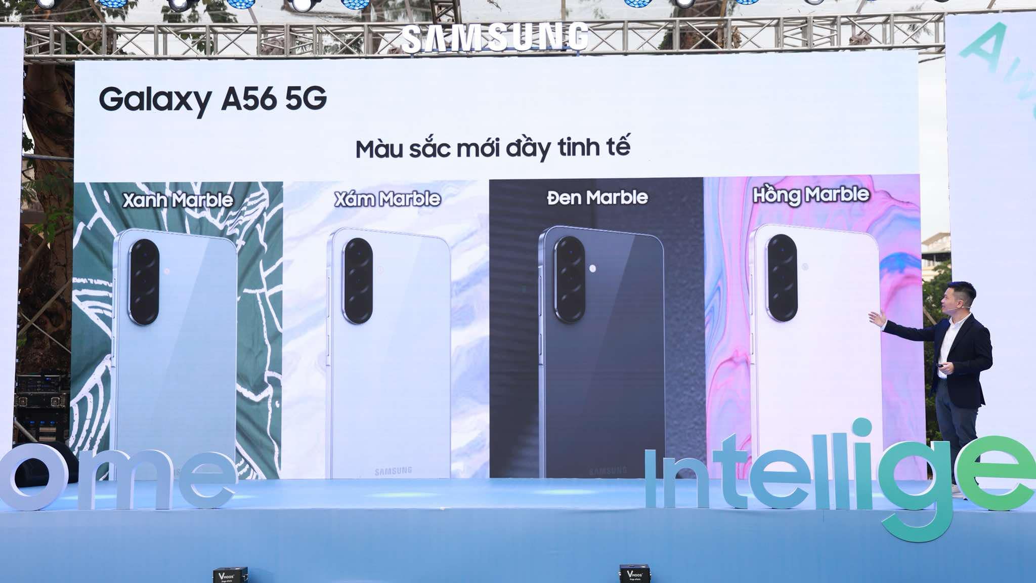 Các tùy chọn màu sắc chính thức của Galaxy A56 và Galaxy A36. Các tùy chọn màu sắc chính thức của Galaxy A56 và Galaxy A36.