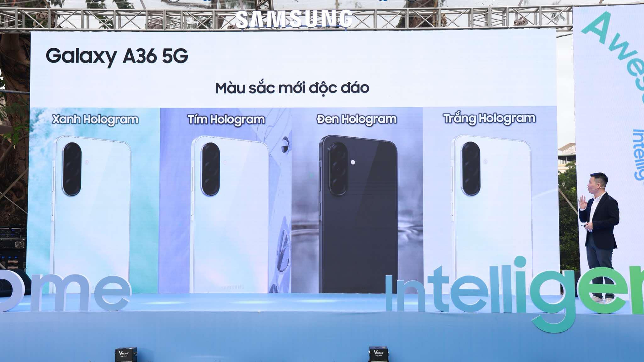 Các tùy chọn màu sắc chính thức của Galaxy A56 và Galaxy A36. Các tùy chọn màu sắc chính thức của Galaxy A56 và Galaxy A36.