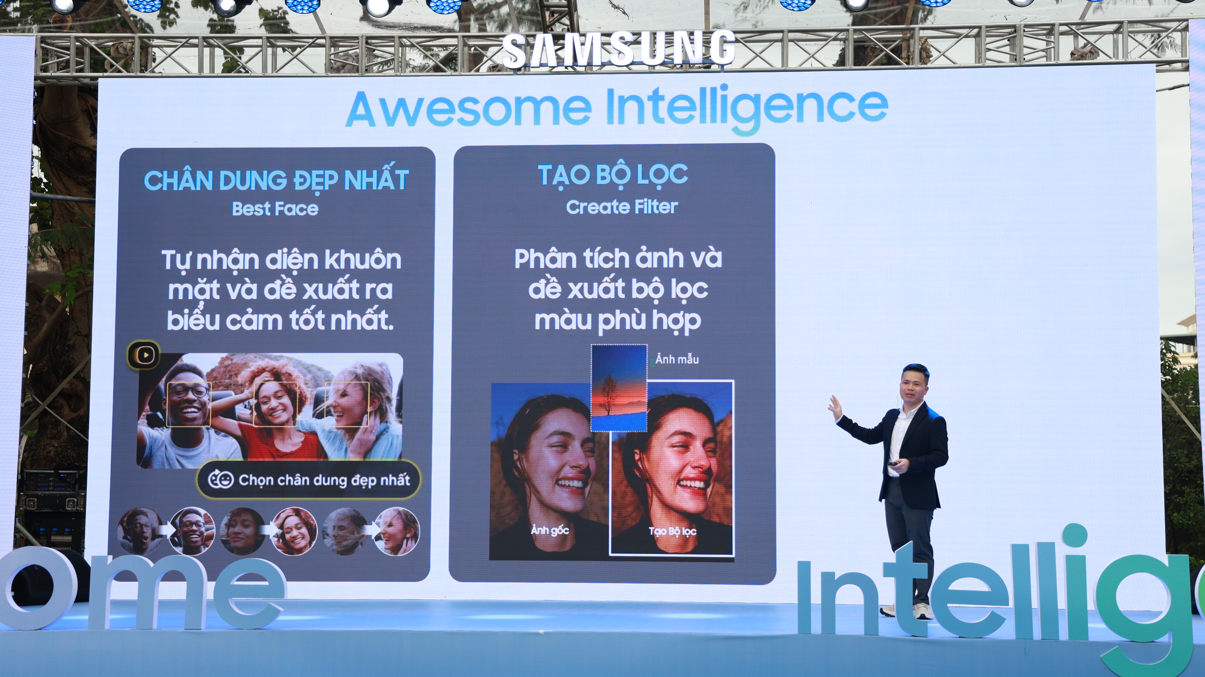 Galaxy A56 và Galaxy A36 được tích hợp nền tảng Awesome Intelligence với các tính năng AI hữu ích. Galaxy A56 và Galaxy A36 được tích hợp nền tảng Awesome Intelligence với các tính năng AI hữu ích.