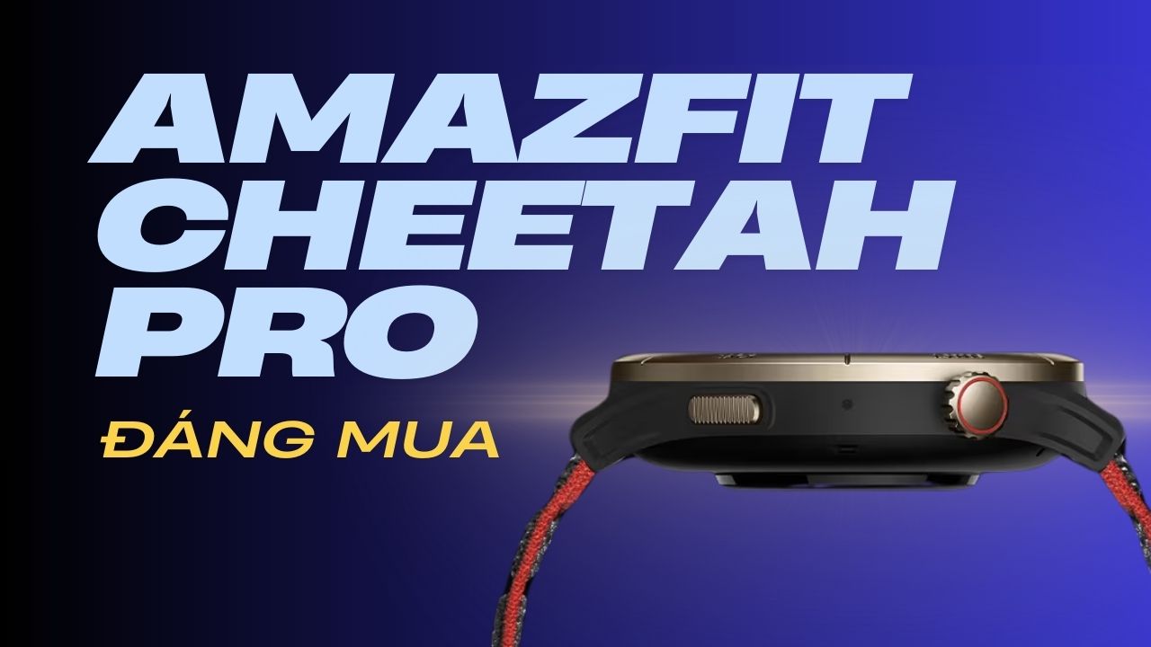 Amazfit Cheetah Pro 47mm hoàn hảo với thời lượng pin vượt trội Amazfit Cheetah Pro 47mm hoàn hảo với thời lượng pin vượt trội
