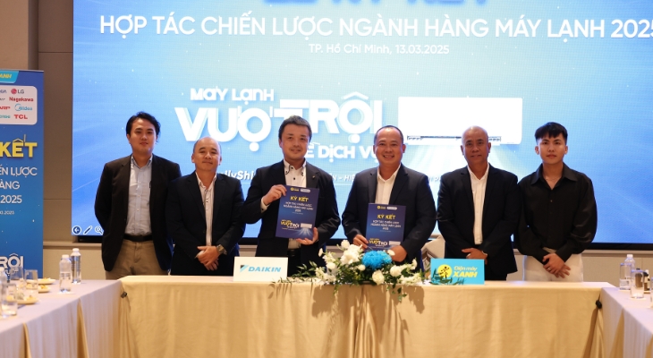 Điện máy XANH ký kết đối tác chiến lược ngành hàng máy lạnh 2025 với thương hiệu Daikin