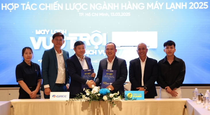 Điện máy XANH ký kết đối tác chiến lược ngành hàng máy lạnh 2025 với thương hiệu Gree