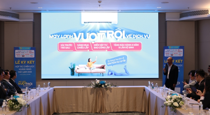 Buổi ký kết hứa hẹn mang đến những sản phẩm máy lạnh chất lượng với mức giá ưu đãi cho khách hàng tại Điện máy XANH