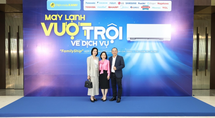 Lễ ký kết đặc quyền sản phẩm máy lạnh tại Điện máy XANH 2025