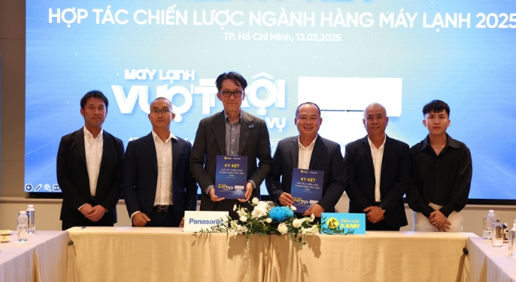 Điện máy XANH ký kết đối tác chiến lược ngành hàng máy lạnh 2025 với thương hiệu Panasonic