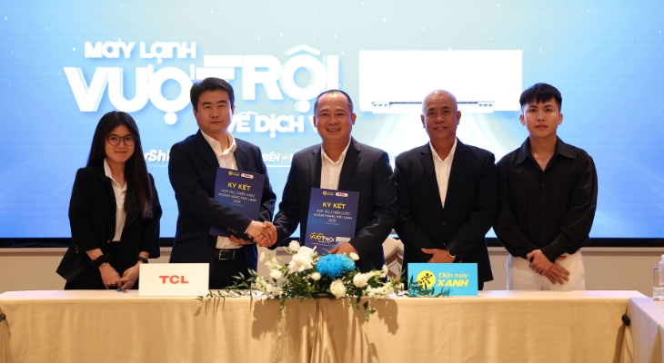 Điện máy XANH ký kết đối tác chiến lược ngành hàng máy lạnh 2025 với thương hiệu TCL