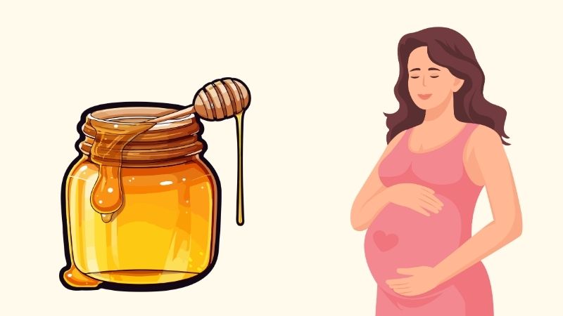 Mật ong giúp làm dịu các vấn đề đường tiêu hóa như tiêu chảy hay táo bón ở bà bầu