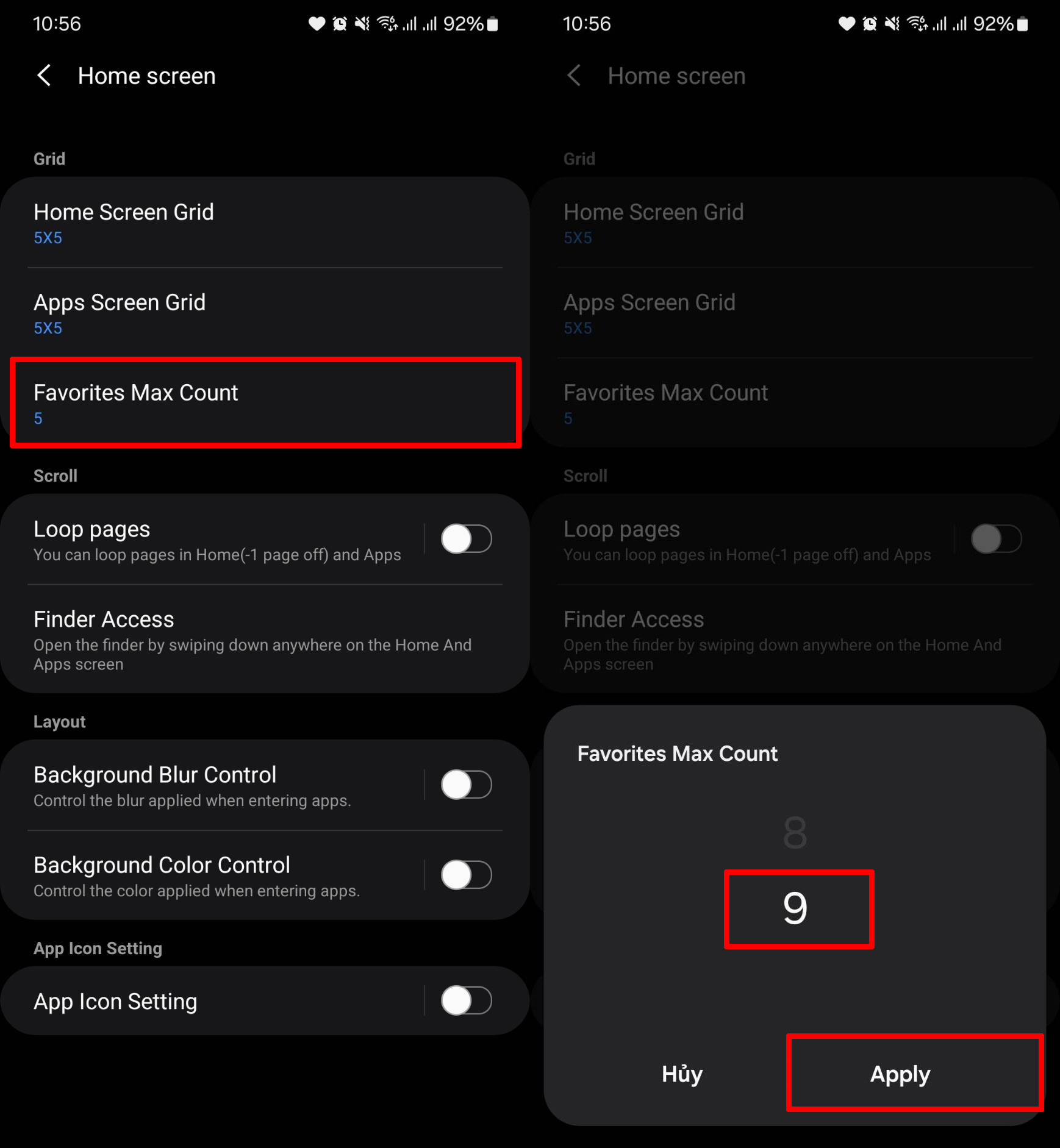 Cách thêm nhiều ứng dụng vào thanh yêu thích trên Samsung Cách thêm nhiều ứng dụng vào thanh yêu thích trên Samsung