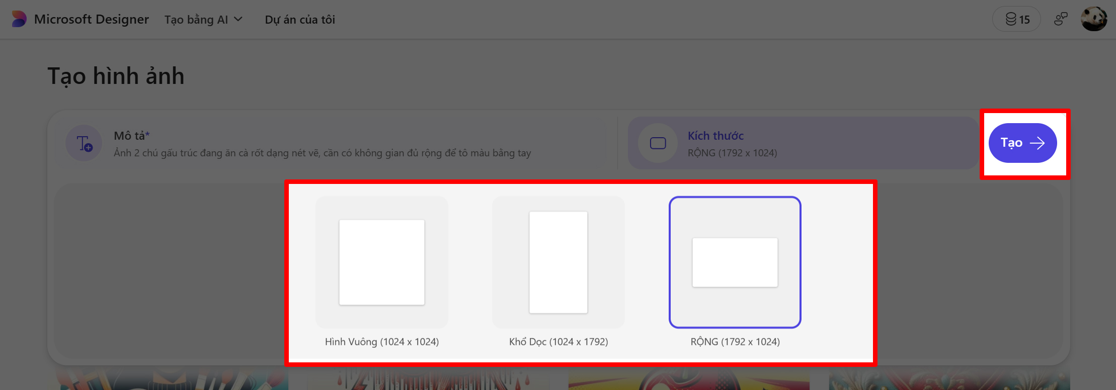 Cách tạo hình tô màu cho bé bằng AI
