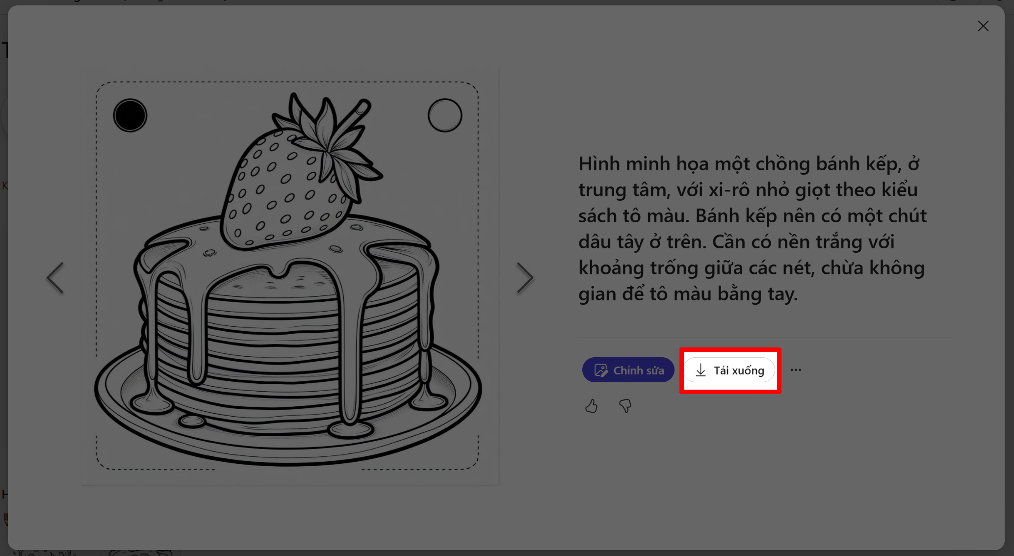 Cách tạo hình tô màu cho bé bằng AI