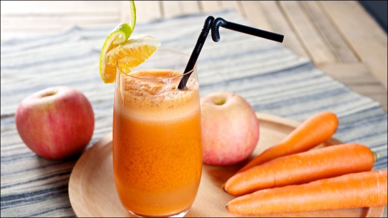 C&agrave; rốt, t&aacute;o v&agrave; cam l&agrave; bộ ba l&yacute; tưởng gi&uacute;p cơ thể tăng cường sức đề kh&aacute;ng