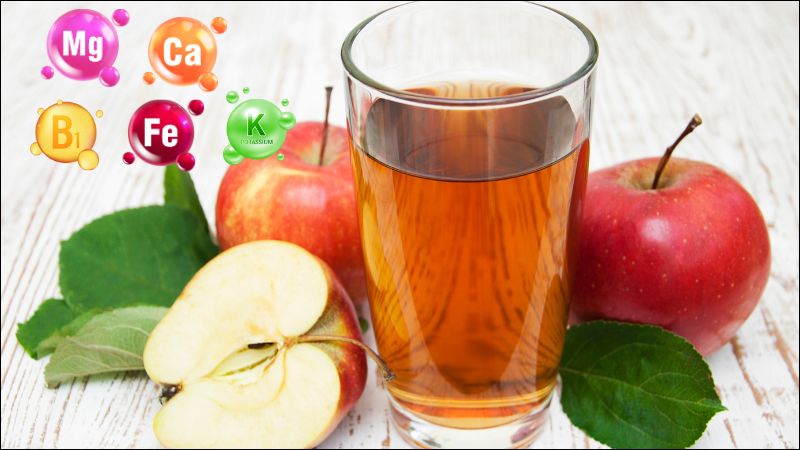 Nước &eacute;p t&aacute;o gi&uacute;p cung cấp nhiều chất dinh dưỡng cho cơ thể