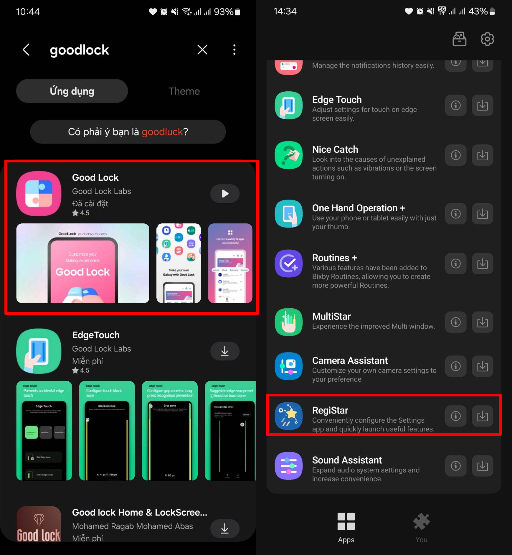 Cách bật gõ mặt lưng chụp màn hình Samsung