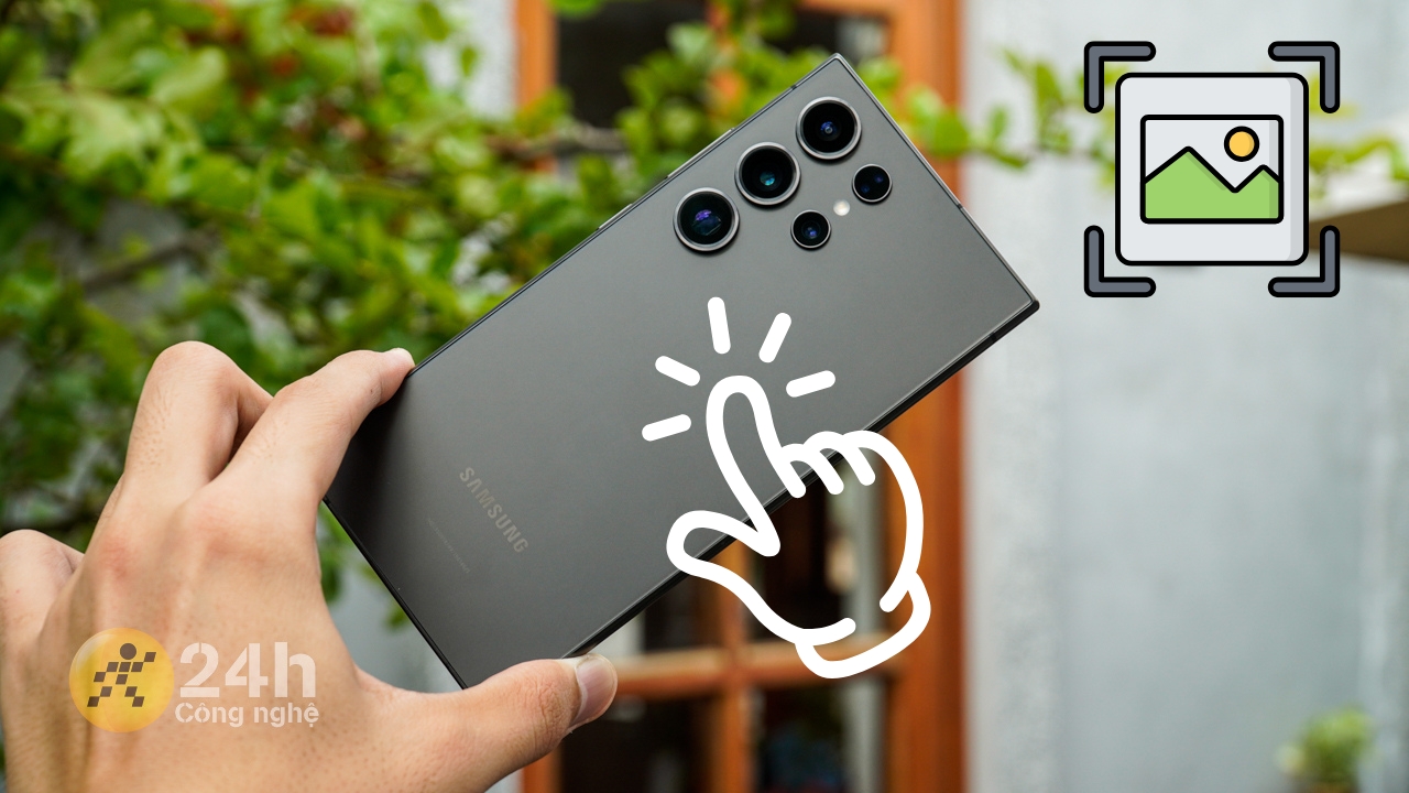 Cách bật gõ mặt lưng chụp màn hình Samsung