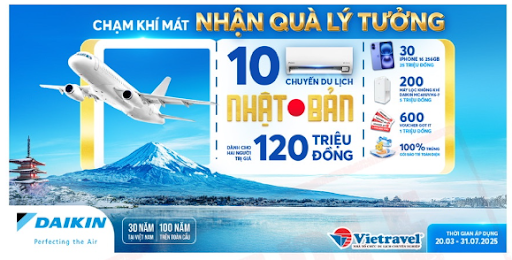 Nội dung giải nhất: Chuyến du lịch Nhật Bản và gói bào trì toàn diện
