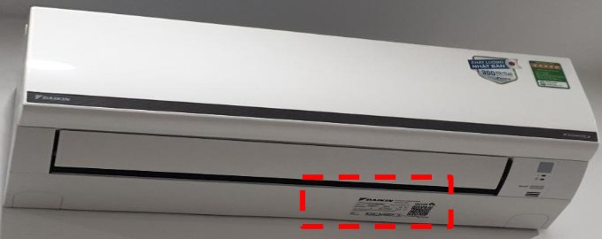 Quét trực tiếp bằng camera điện thoại hoặc tải lên hình ảnh của mã QR trên dàn lạnh