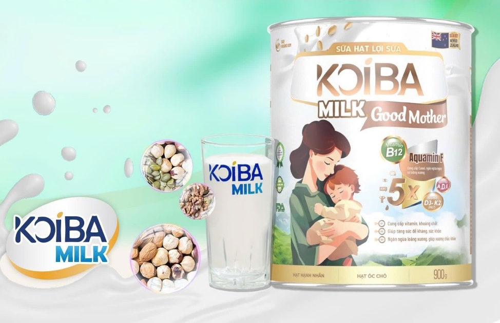Sữa Hạt Lợi Sữa KoiBa Milk Good Mother - Giúp Thông Tuyến Sữa, Bổ Sung Dinh Dưỡng Cho Mẹ Sau Sinh