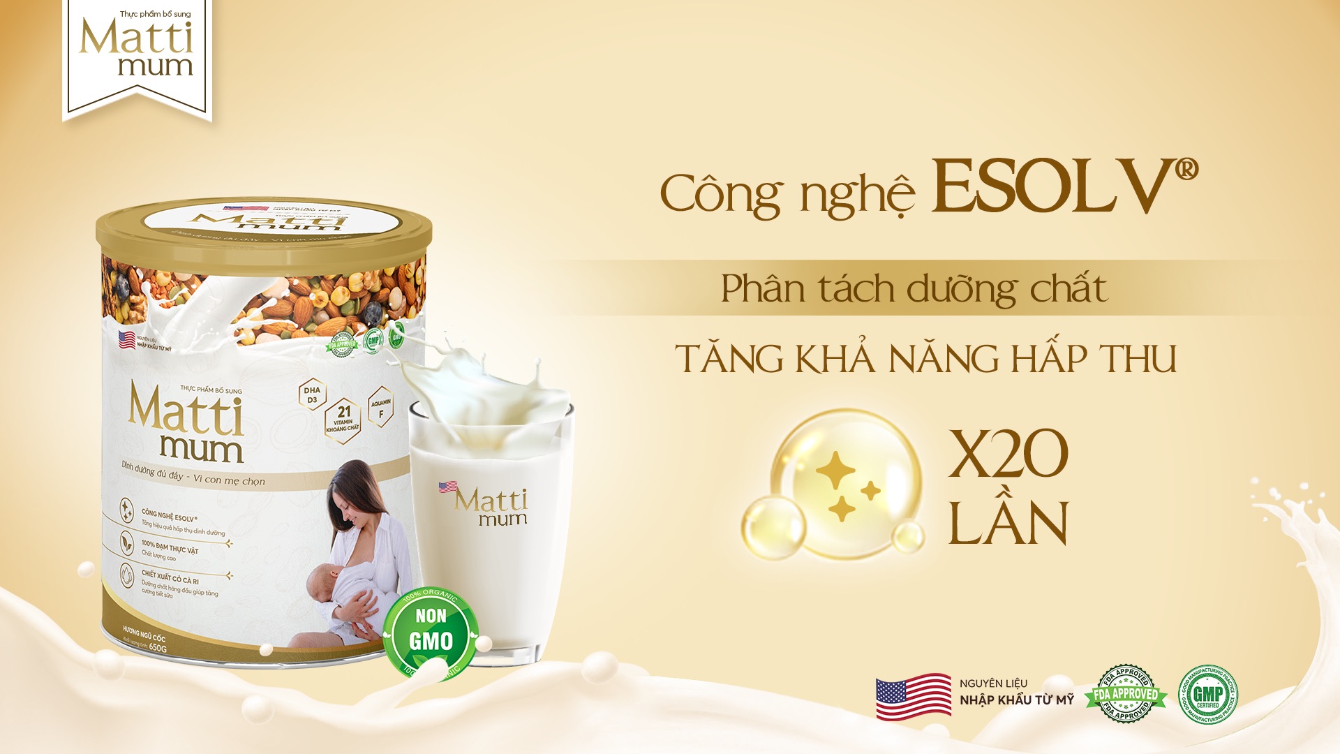 Sữa hạt lợi sữa Matti Mum