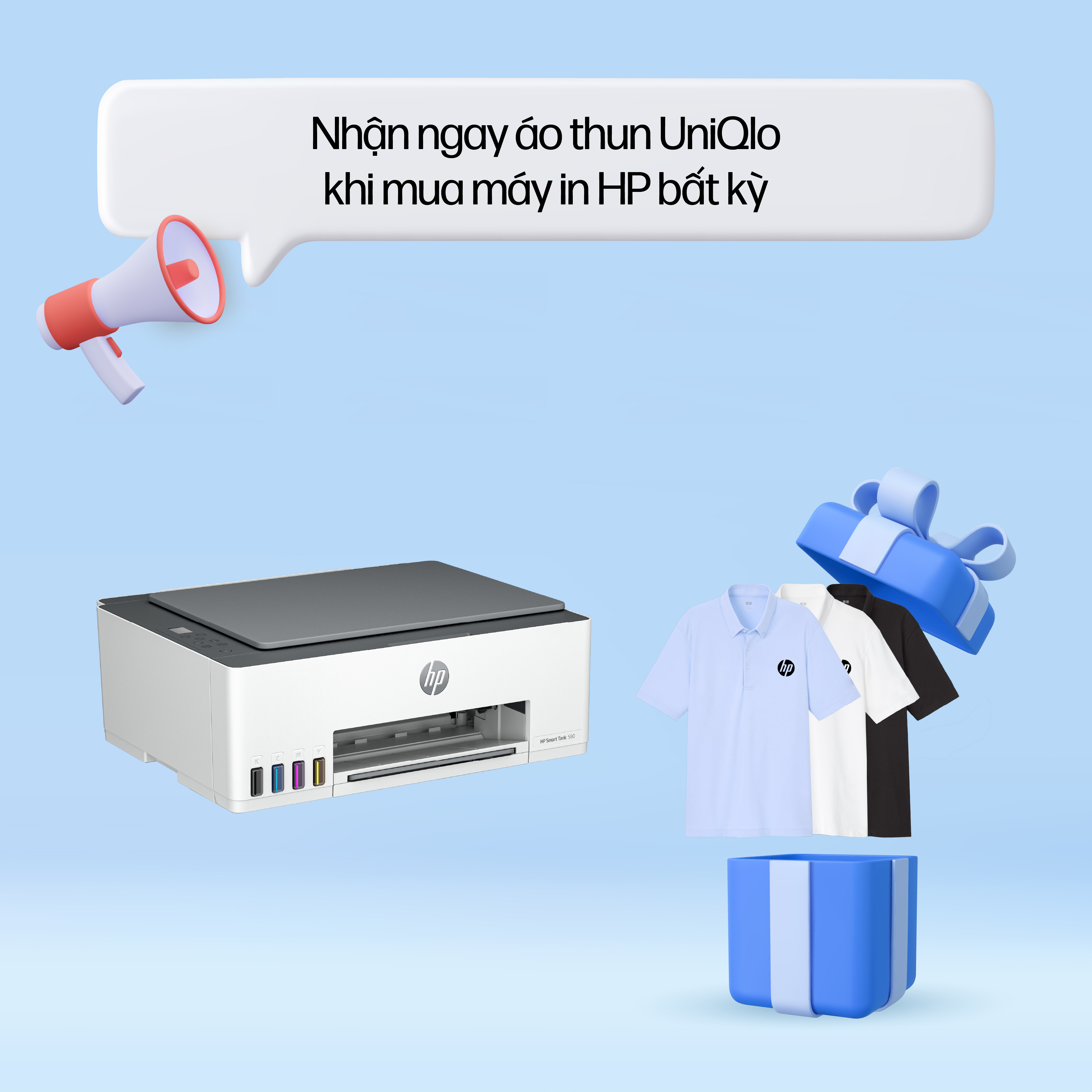 Mua laptop hoặc máy in HP sẽ được tặng sạc dự phòng, chuột gaming, áo Uniqlo,... Mua laptop hoặc máy in HP sẽ được tặng sạc dự phòng, chuột gaming, áo Uniqlo,...