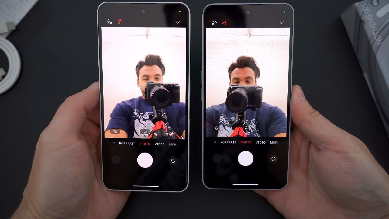 Camera selfie 32 MP (f/2.2) của Nothing Phone (3a) Pro giúp chụp ảnh chân dung sắc nét.