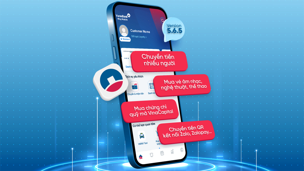 Cách bật thông báo số dư qua giọng nói trên Vietinbank