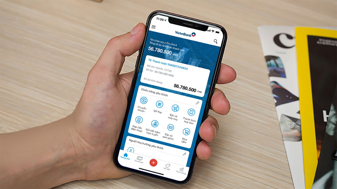 Cách bật thông báo số dư qua giọng nói trên Vietinbank