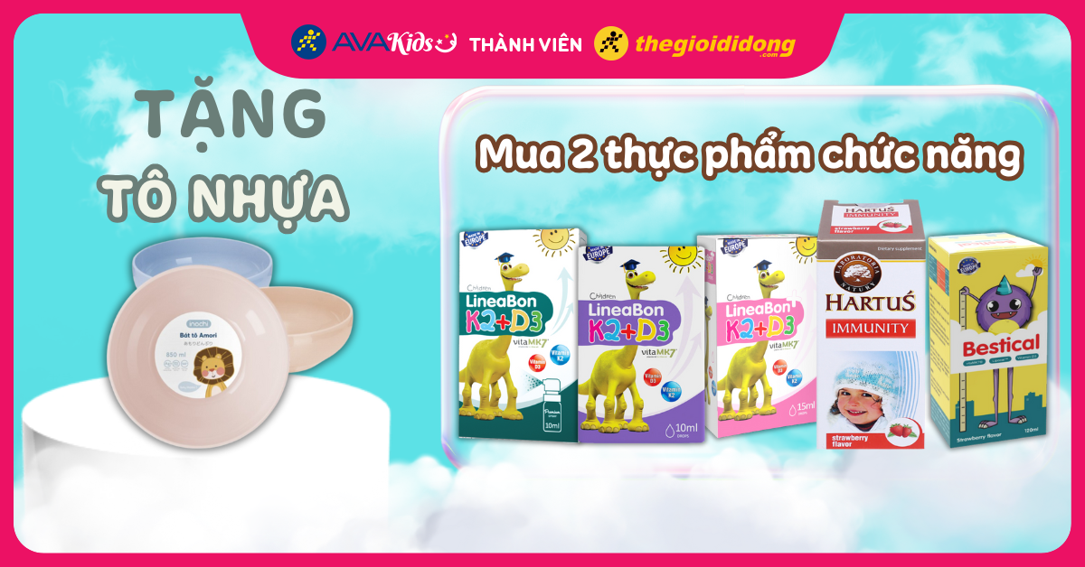 Mua TPCN tặng tô nhựa