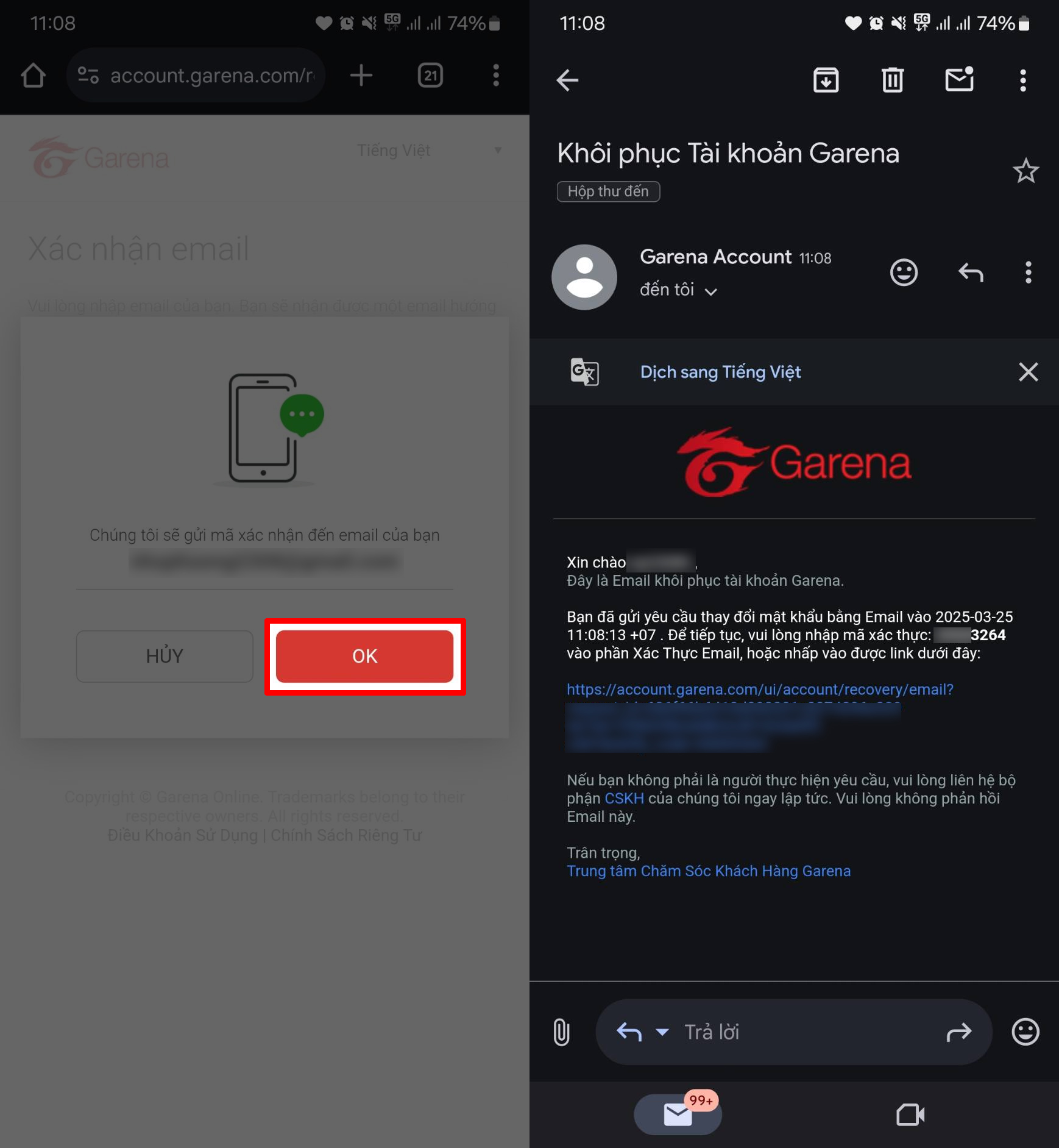 Cách lấy lại mật khẩu Garena Liên Quân Cách lấy lại mật khẩu Garena Liên Quân