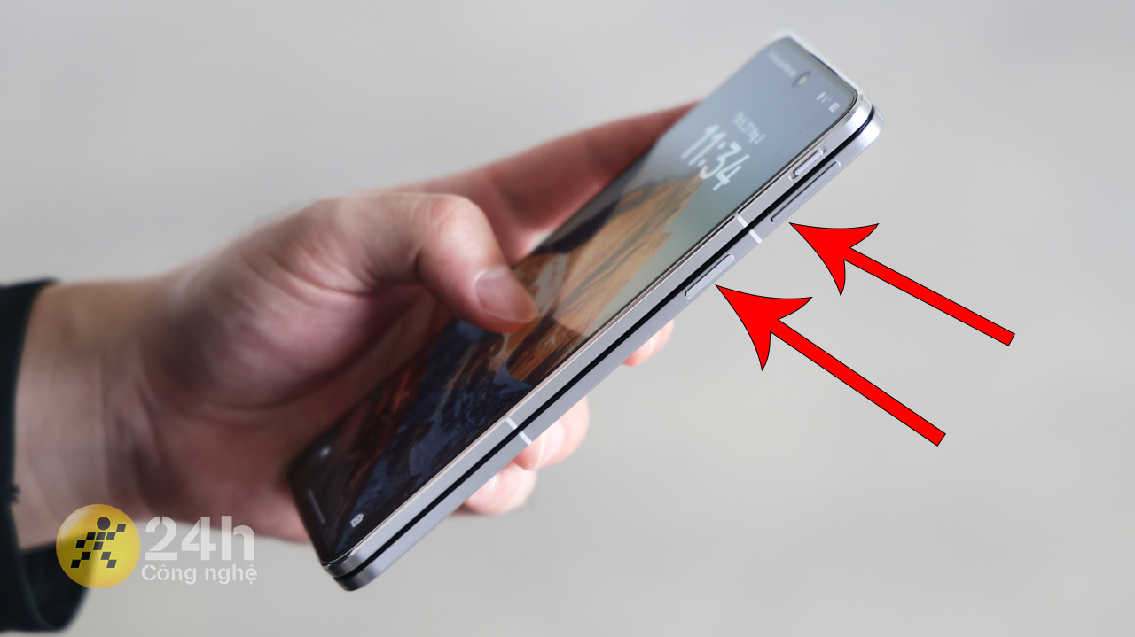 Cách chụp ảnh màn hình trên OPPO Find N5