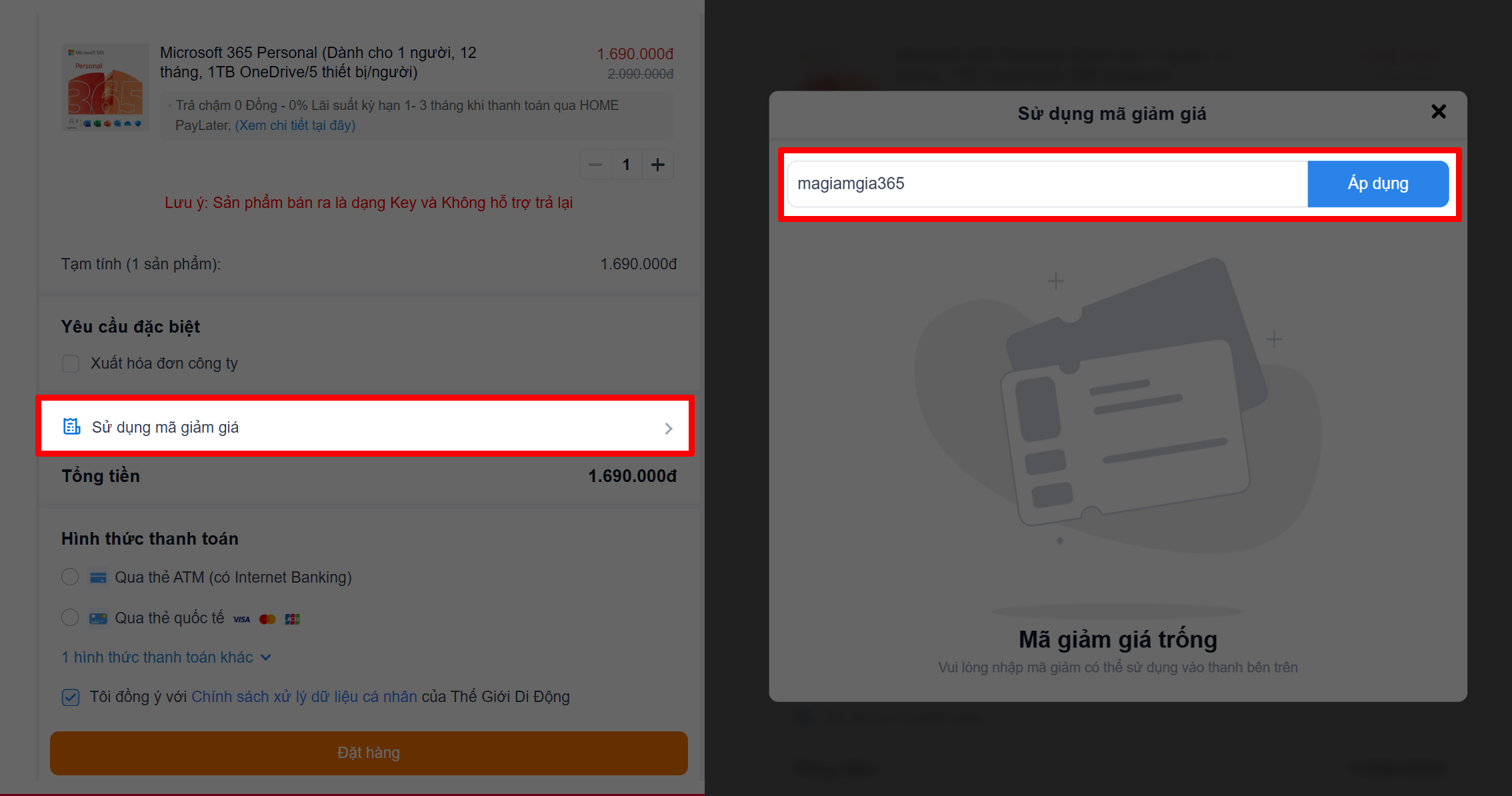 Cách gia hạn gói Microsoft 365 Personal | Microsoft 365 Family online