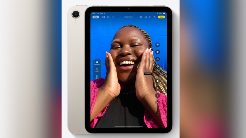iPad mini 7 sở hữu camera sau 12MP