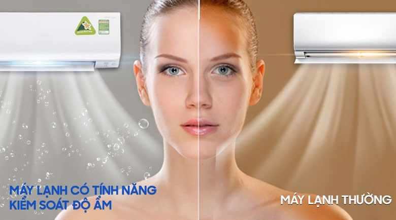 Chế độ hút ẩm khử ẩm cho phòng, mang lại sự thoải mái