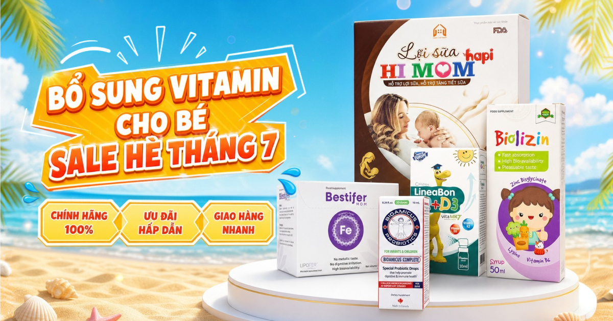 Vitamin sale sốc tại AVAKids