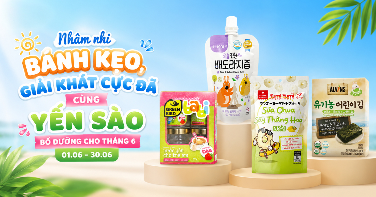 Yến sào, thực phẩm giảm sốc tại AVAKids Yến sào, thực phẩm giảm sốc tại AVAKids