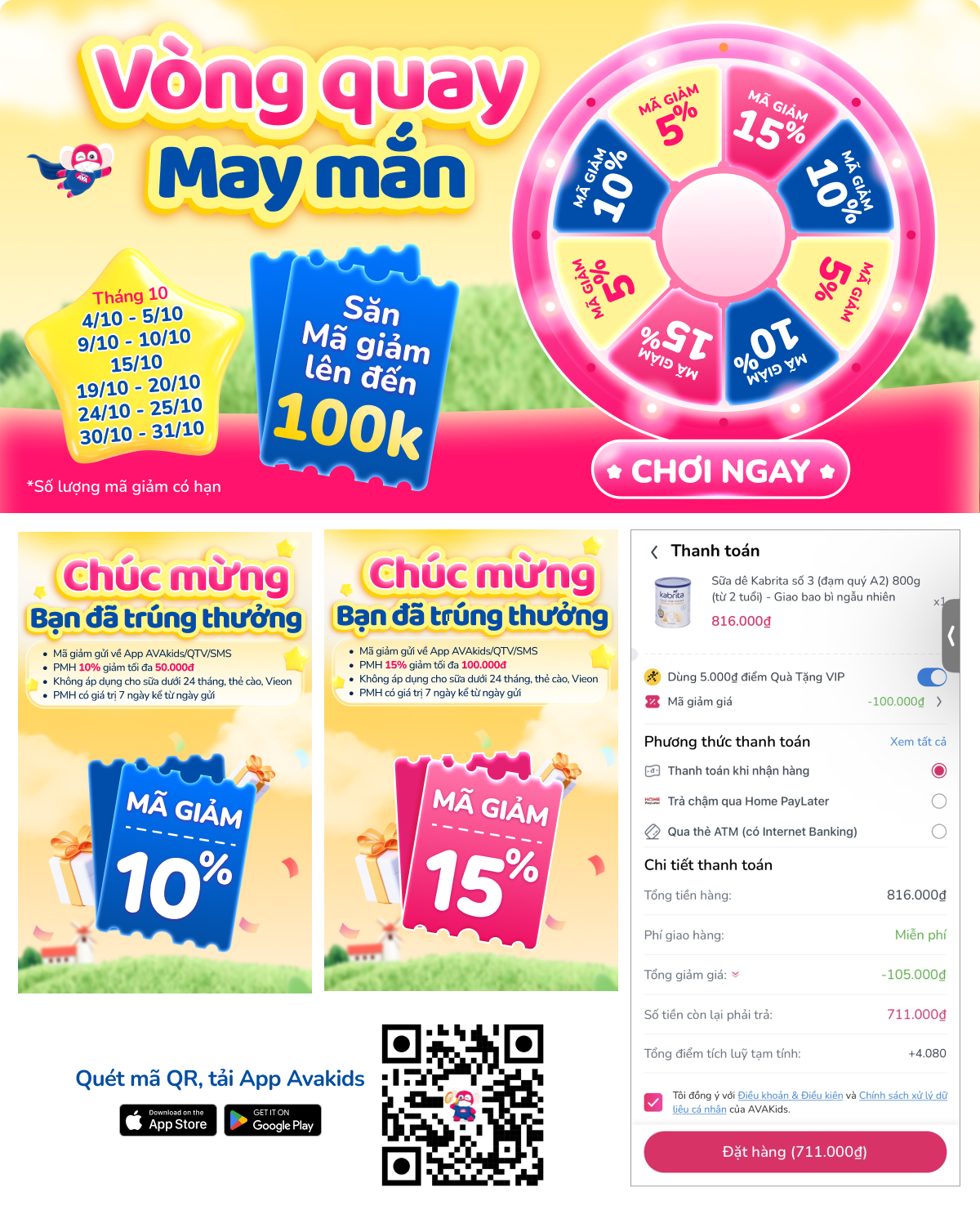 Voucher game Vòng Quay May Mắn