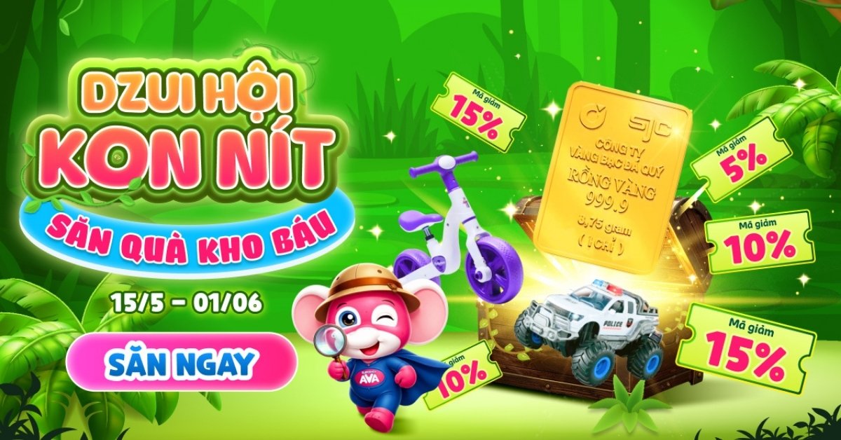 Săn tìm kho báu trúng 1 chỉ vàng SJC 9999