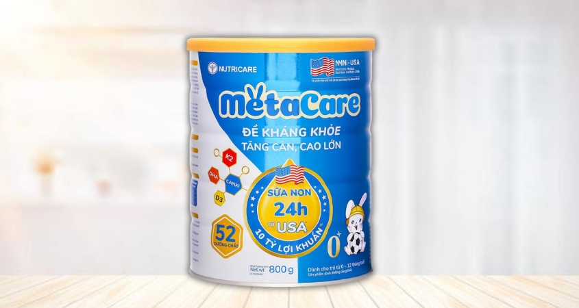 Sữa bột MetaCare Eco 0+ (sữa non) 800g (0 - 12 tháng)