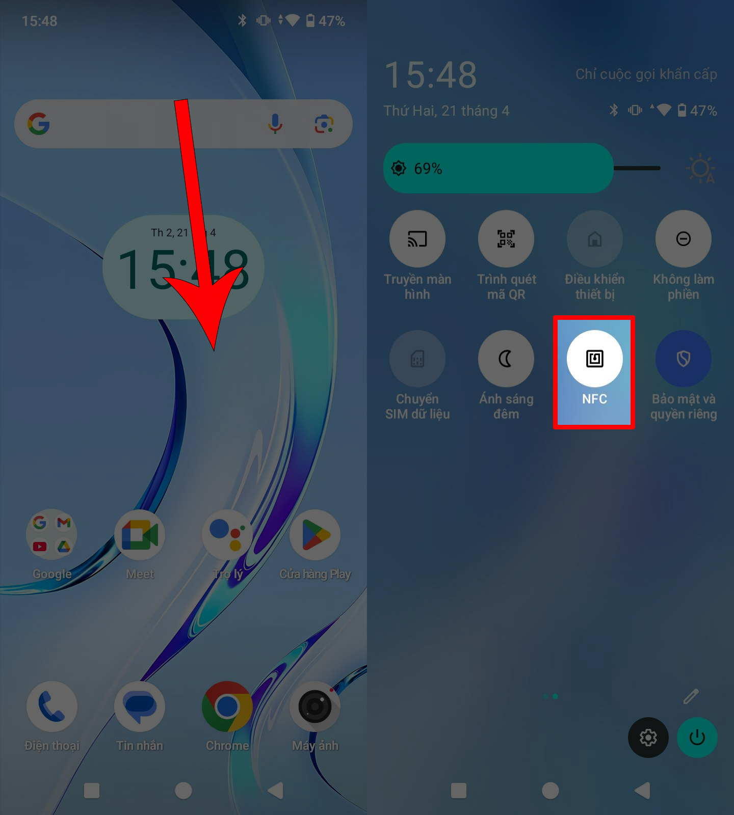 Cách bật NFC trên Masstel S9 Cách bật NFC trên Masstel S9