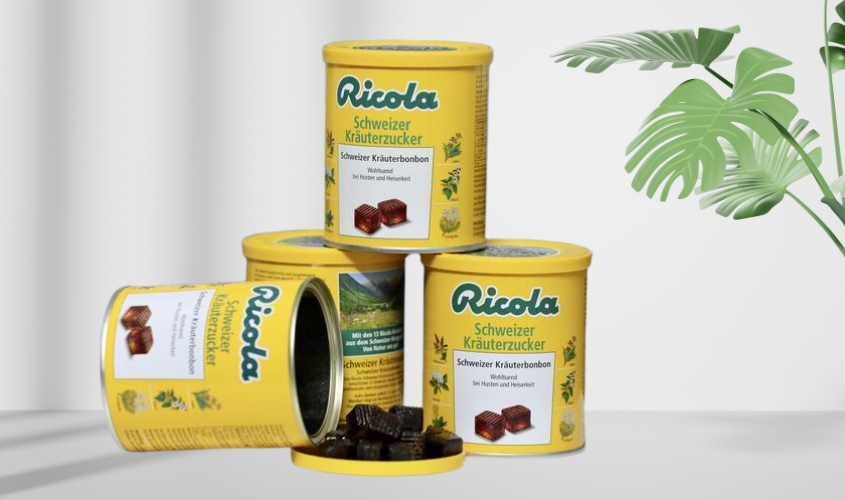 Kẹo ngậm ho Ricola Schweizer Kräuterzucker