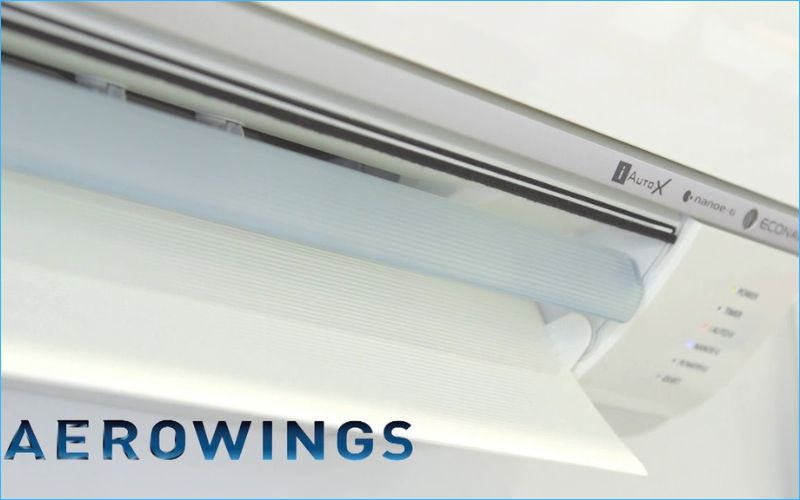 Luồng gió thoải mái, phân bổ đều với AEROWINGS