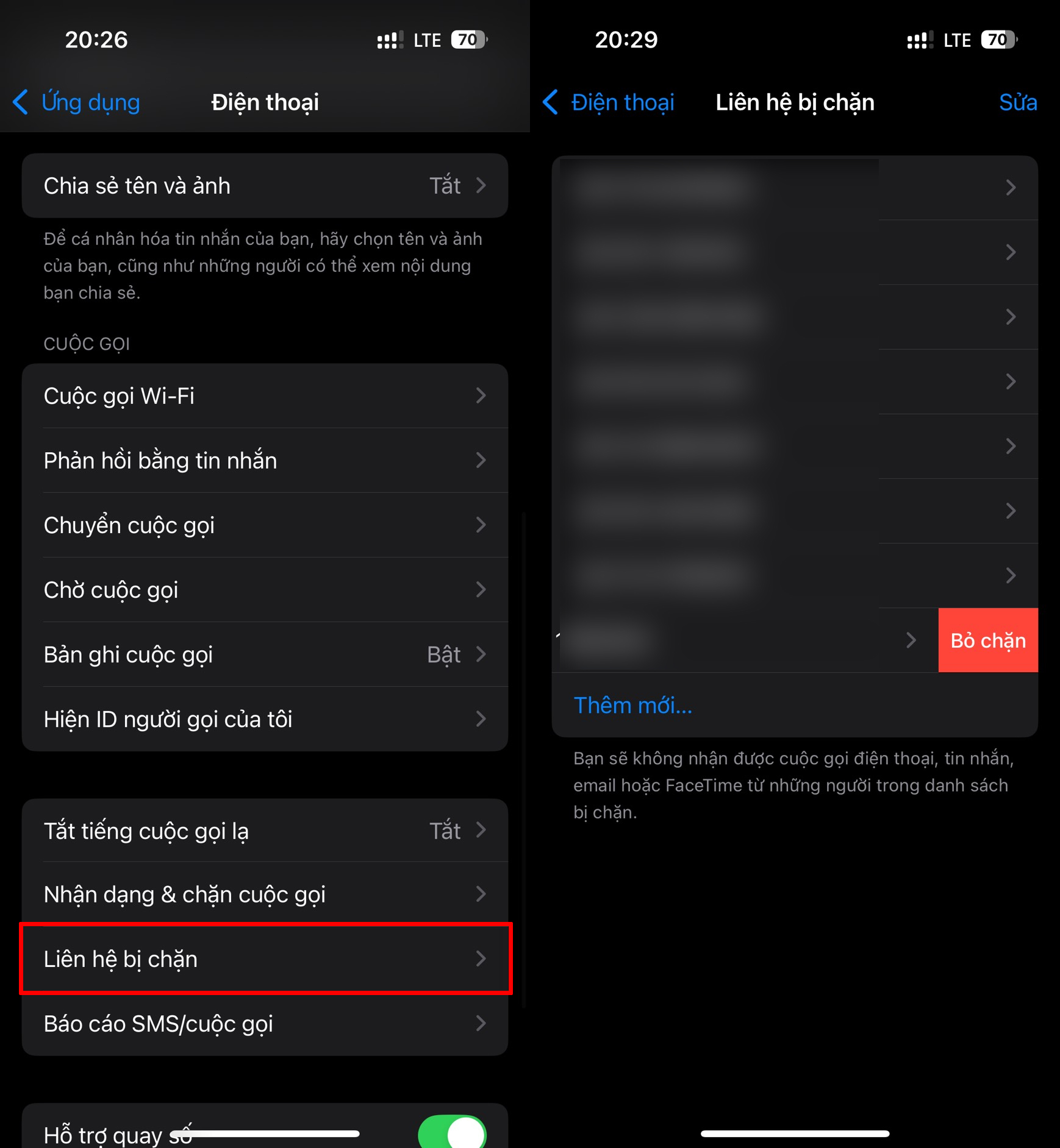 Cách tắt thông báo cuộc gọi từ số lạ trên iPhone Cách tắt thông báo cuộc gọi từ số lạ trên iPhone