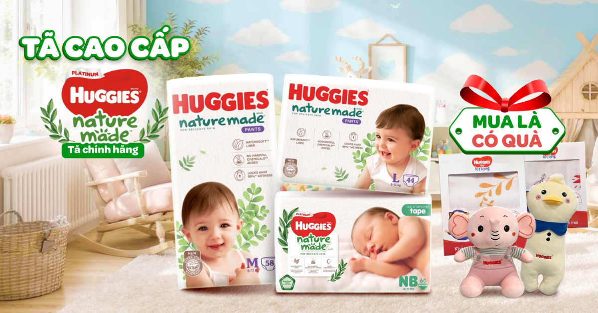 Mua tã Huggies là có quà