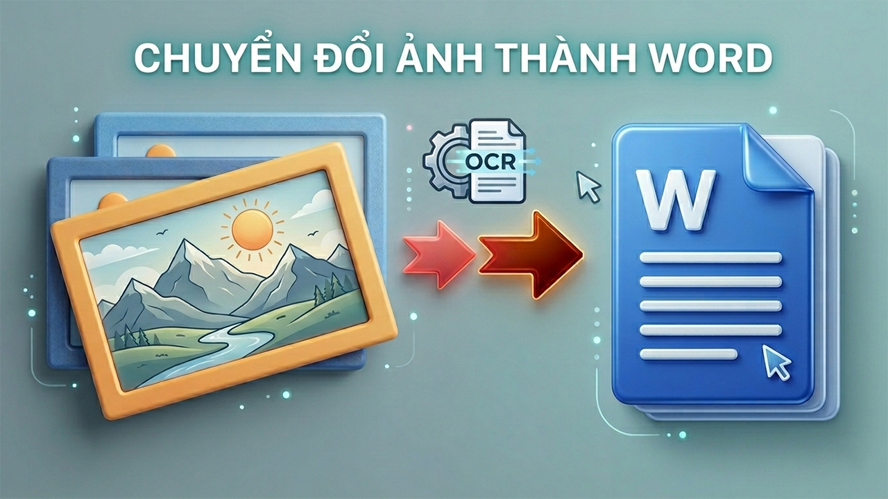 Cách chuyển ảnh thành file Word