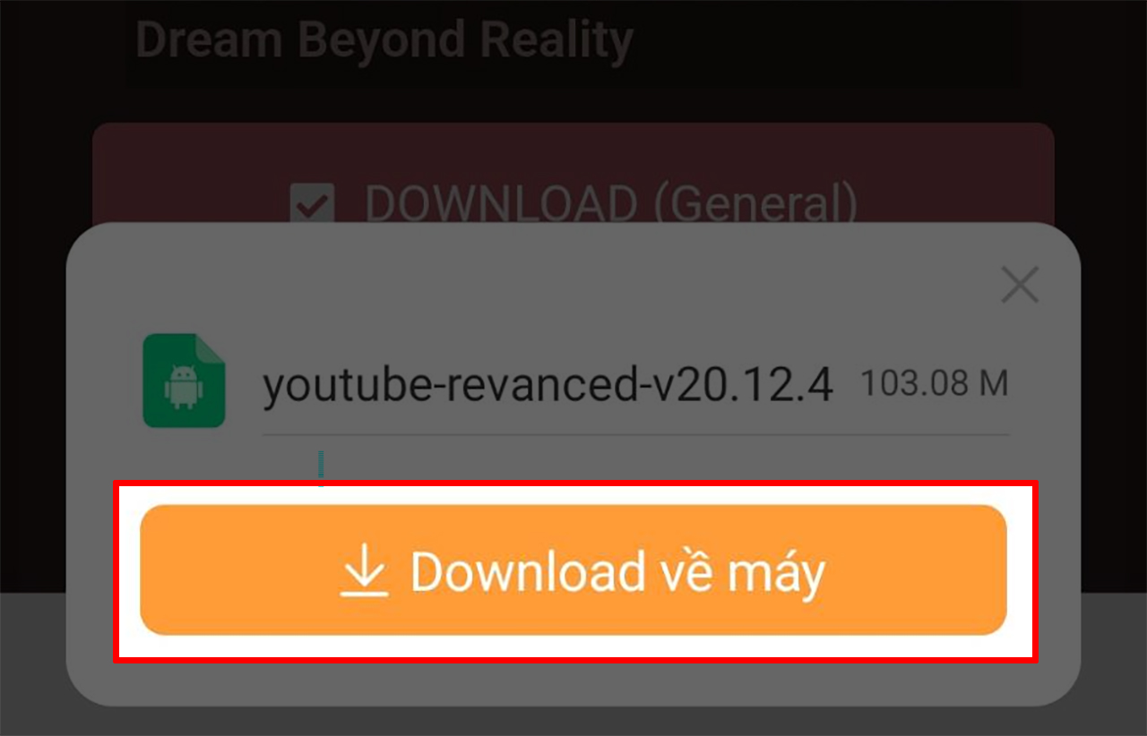 Cách tải YouTube ReVanced 20.12.46